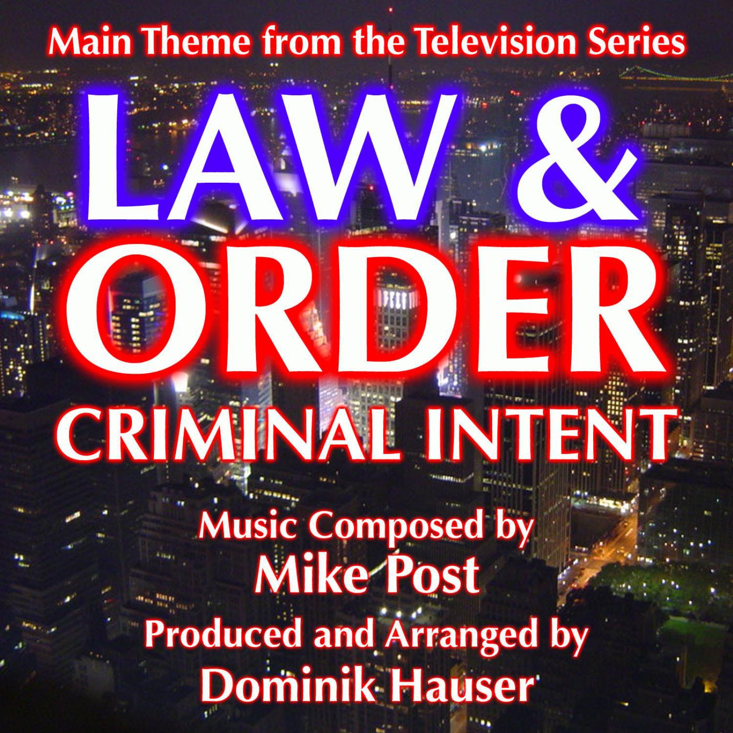 Law & Order: Criminal intent - Theme from the TV Series (Mike Post)专辑