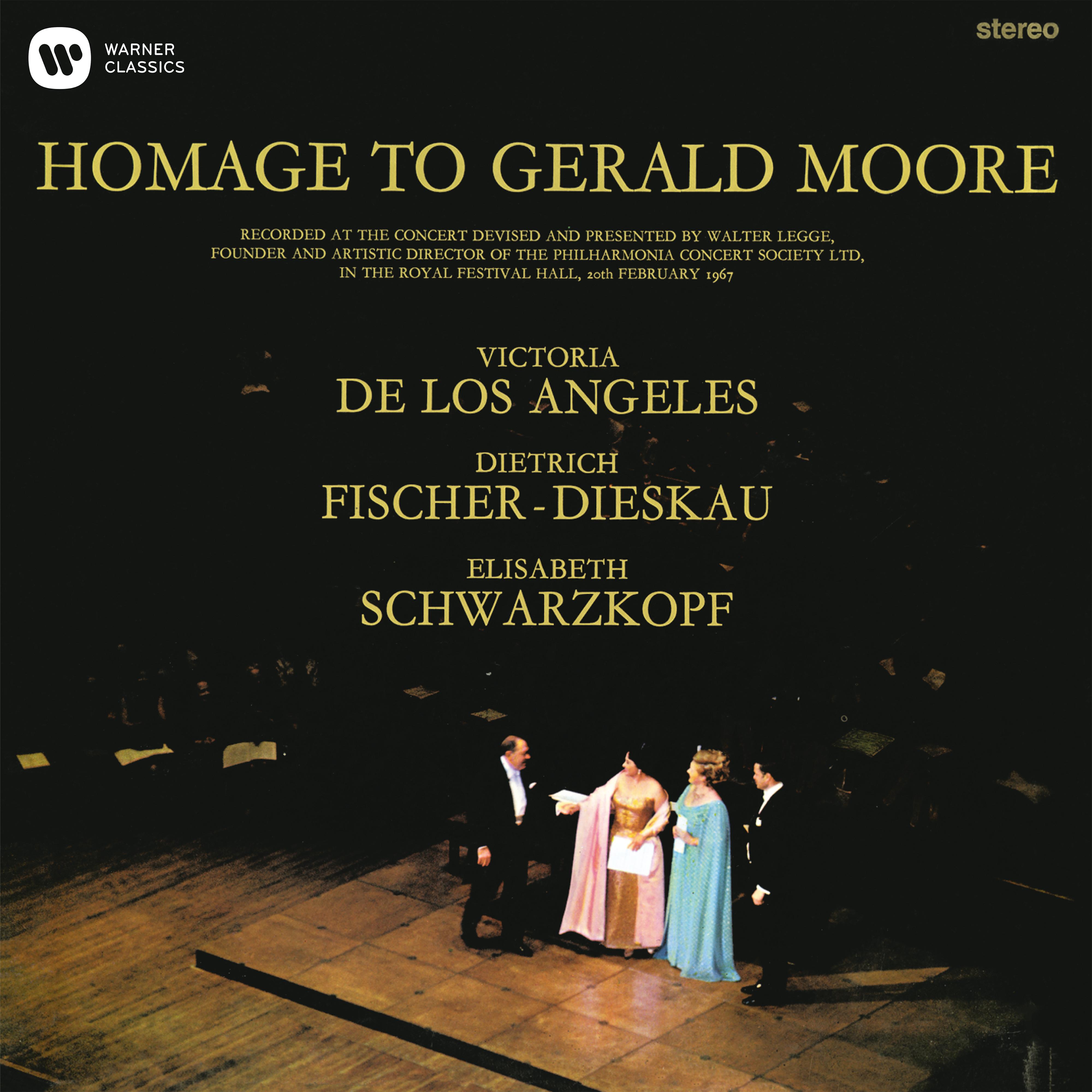 An die Musik, D. 547 (Arr. for Solo Piano by Gerald Moore) [Live at Royal Festival Hall, 1967]