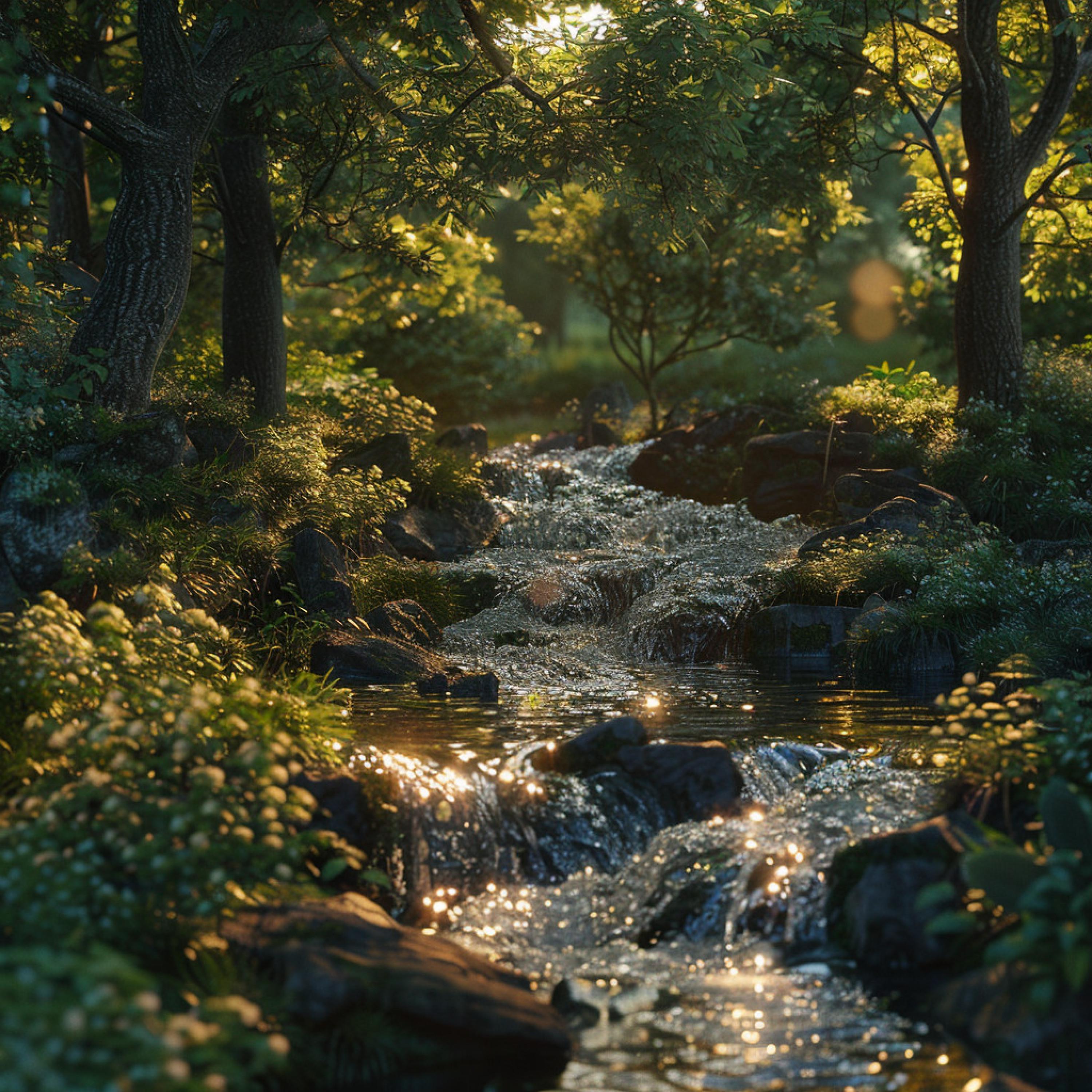 Work Group Music - Tranquil Stream Work Rhythms