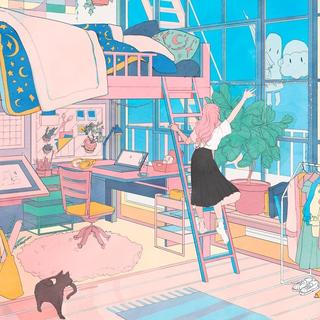 〖佛系生活〗撸猫配悠歌 喝茶共赏花