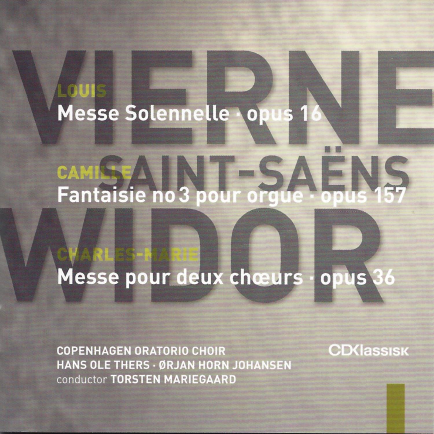 Copenhagen Oratorio Choir - Messe Pour Deuex Cæurs, Op. 35: Sanctus