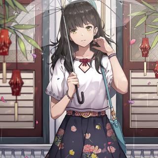 「 恋如雨止，而我将离。 」