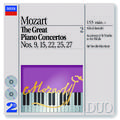 Mozart: The Great Piano Concertos Nos. 9, 15, 22, 25 & 27