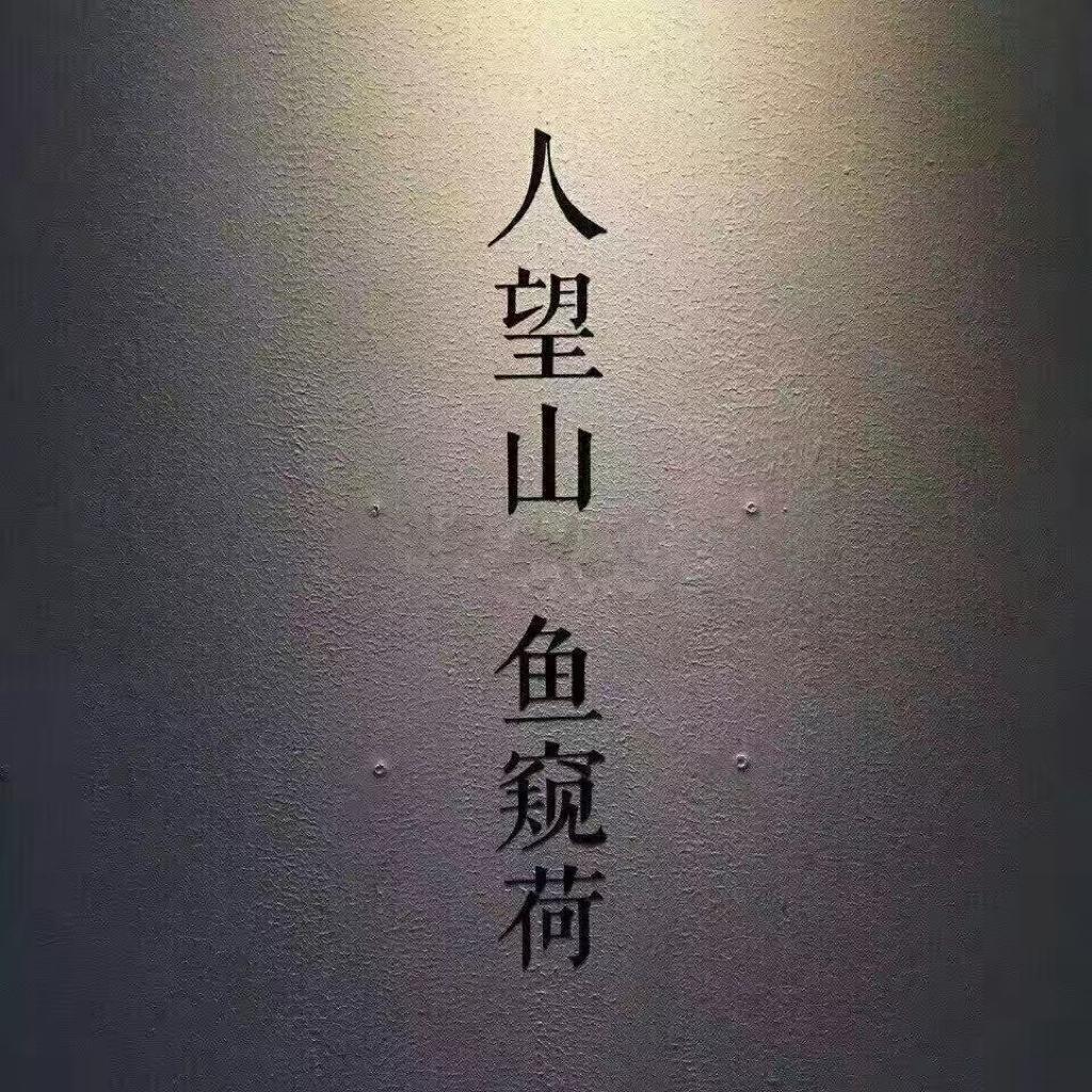 人望山 鱼窥荷