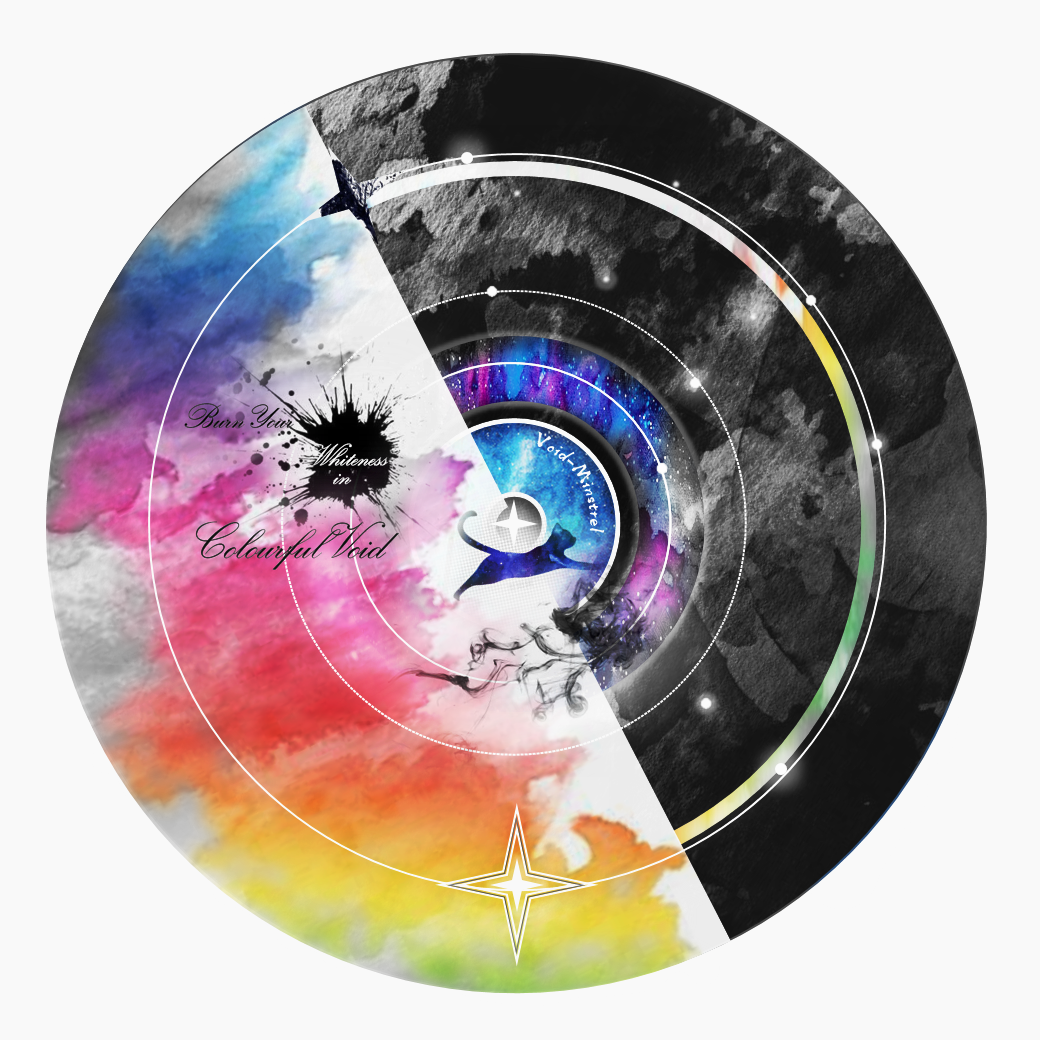 Burn your Whiteness in Colorful Void