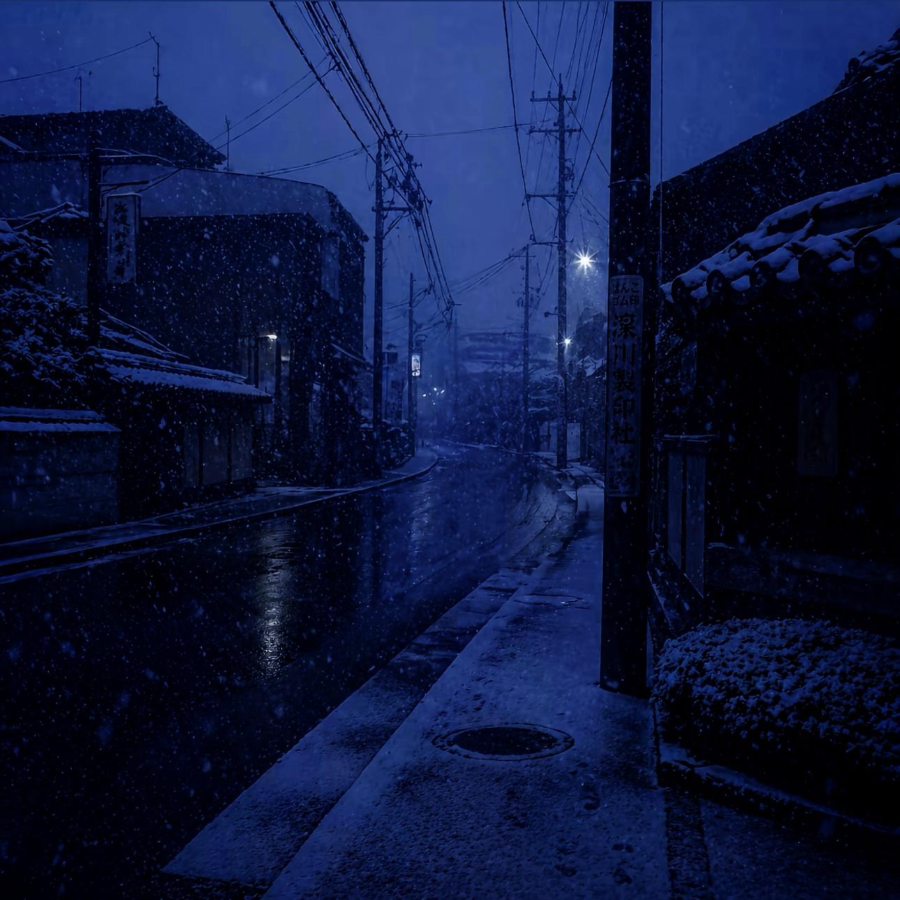 A kiss in the snow