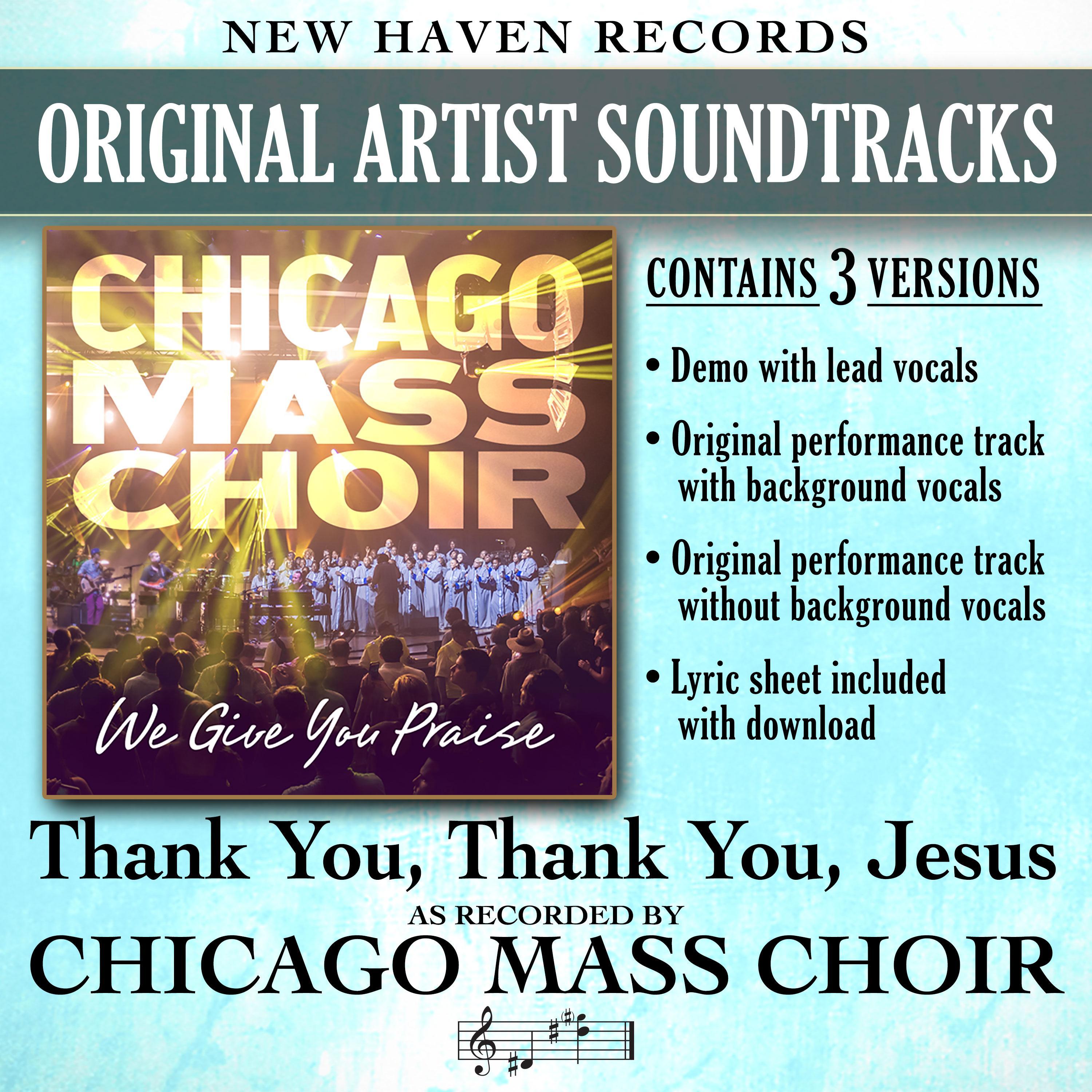 Thank You Thank You Jesus (Performance Tracks)