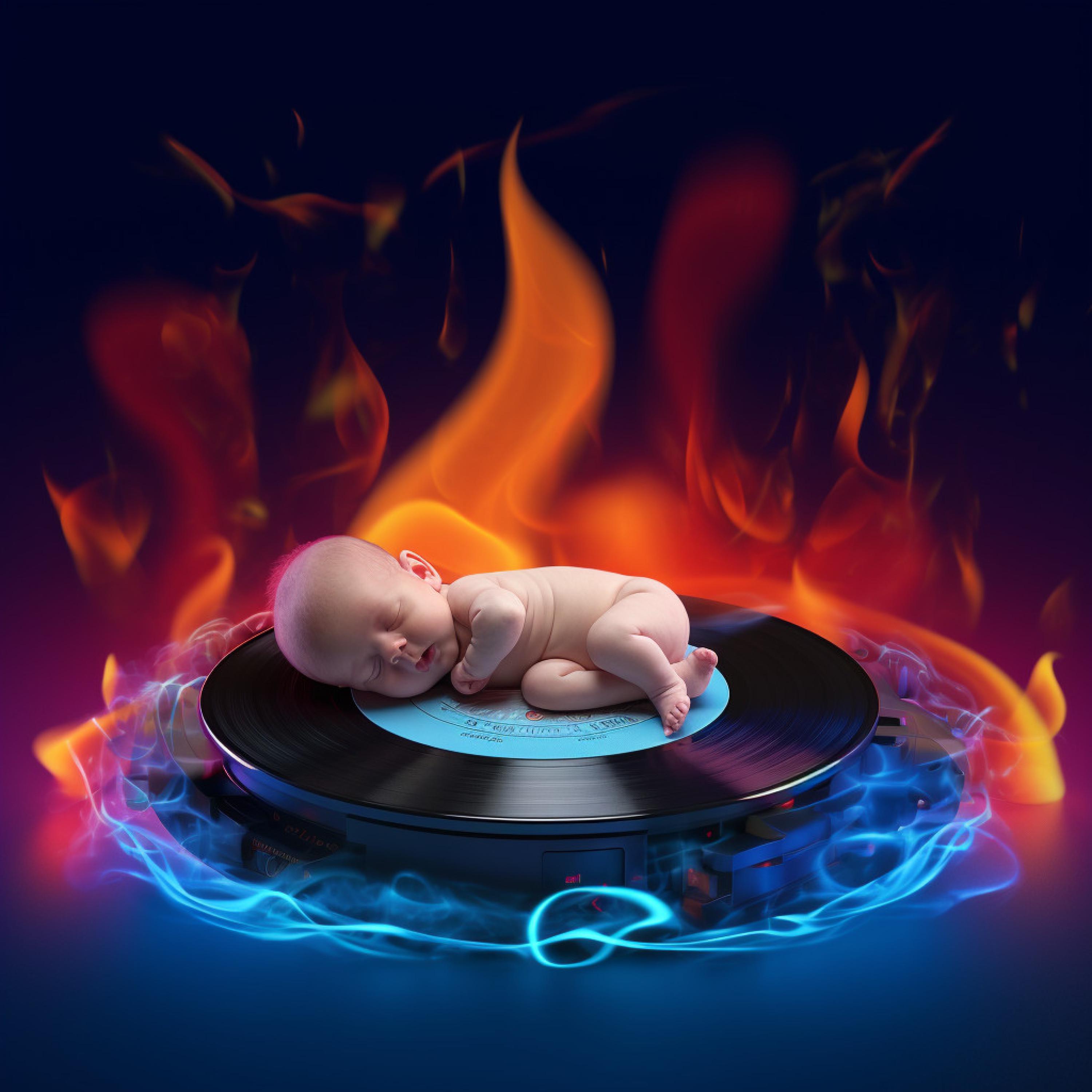 Relaxing Peace - Binaural Fire Baby Soothe