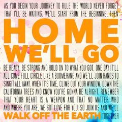 Walk off the Earth《Home We'll Go吉他谱》D调_清澈纯净的音符