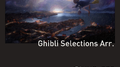 Studio Ghibli Selections Arr.专辑