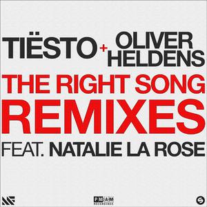 The Right Song - Tiesto ft. Natalie La Rose (PT karaoke) 带和声伴奏 （升5半音）