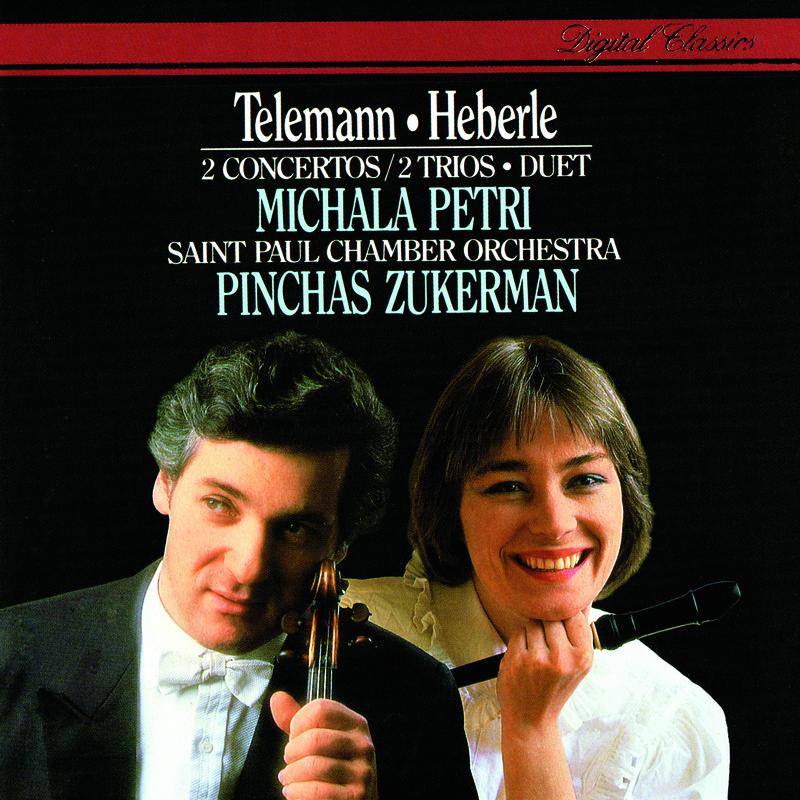 Telemann: Concerto in A Minor, Duet in C Major, Trio Sonatas - Heberle: Recorder Concerto in G Major