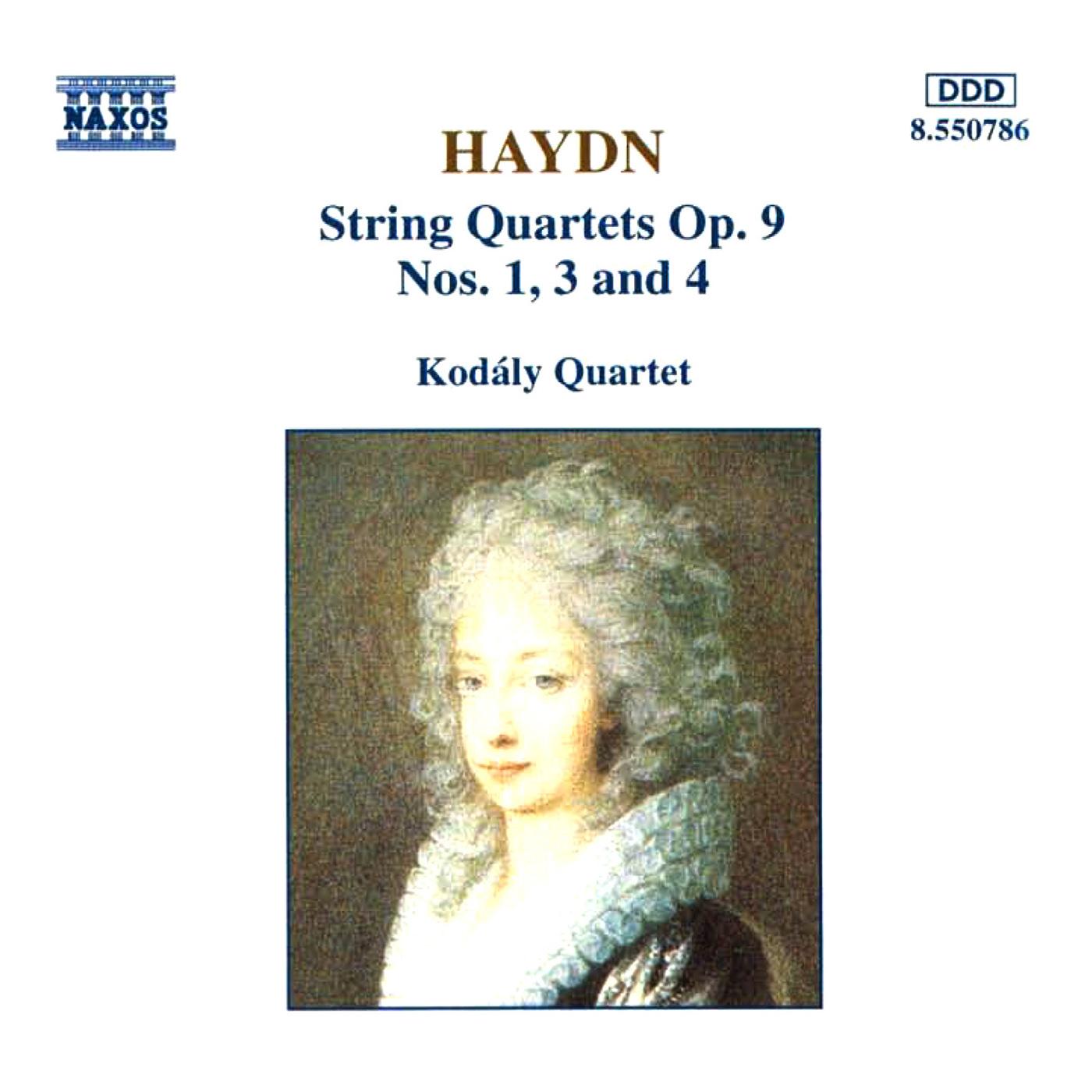 HAYDN: String Quartets, Op. 9, Nos. 1, 3 and 4