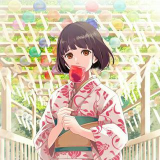 「清新日系小调」女孩和苹果糖°