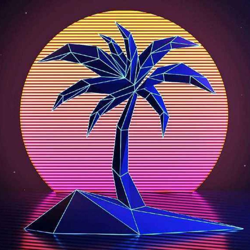 充满未来感的电子合成波