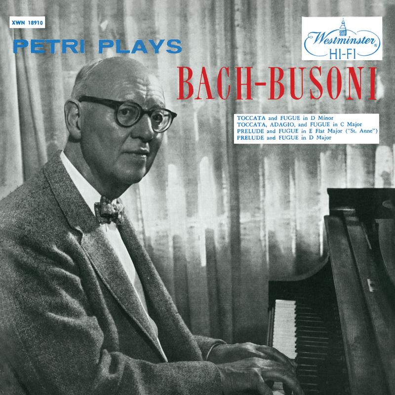 Toccata and Fugue in D minor, BWV 565 - Arr. for piano by F. Busoni (1886-1924):Toccata