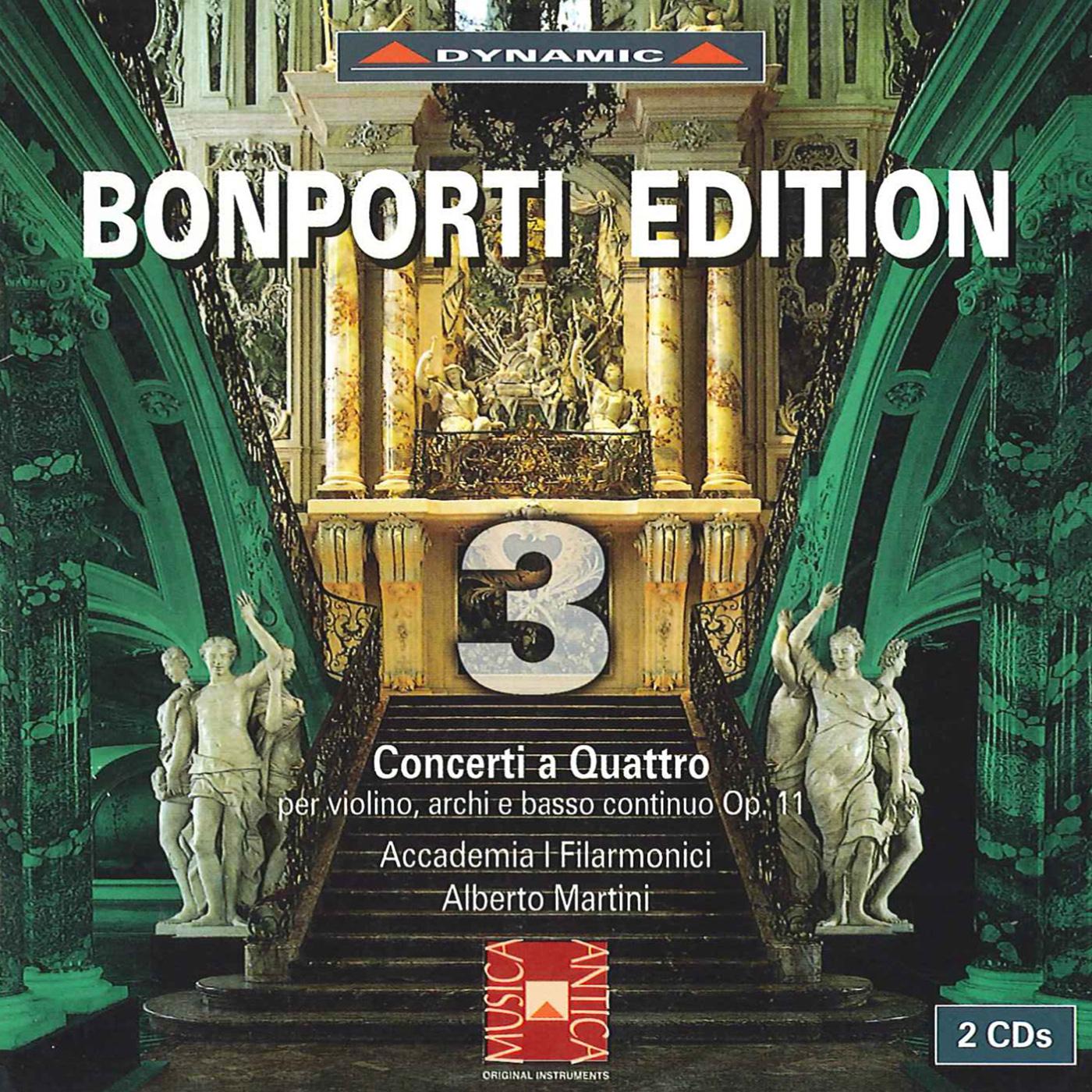 BONPORTI EDITION, Vol. 3 - Concertos a 4, Nos. 1-10
