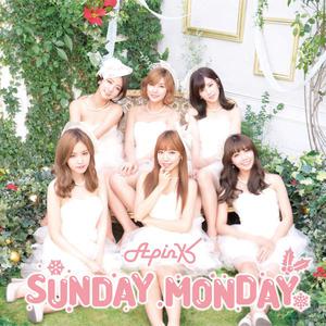 Apink-Sunday Monday Instrumental （降4半音）