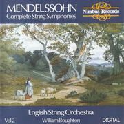 Mendelssohn: Complete String Symphonies, Vol. 2