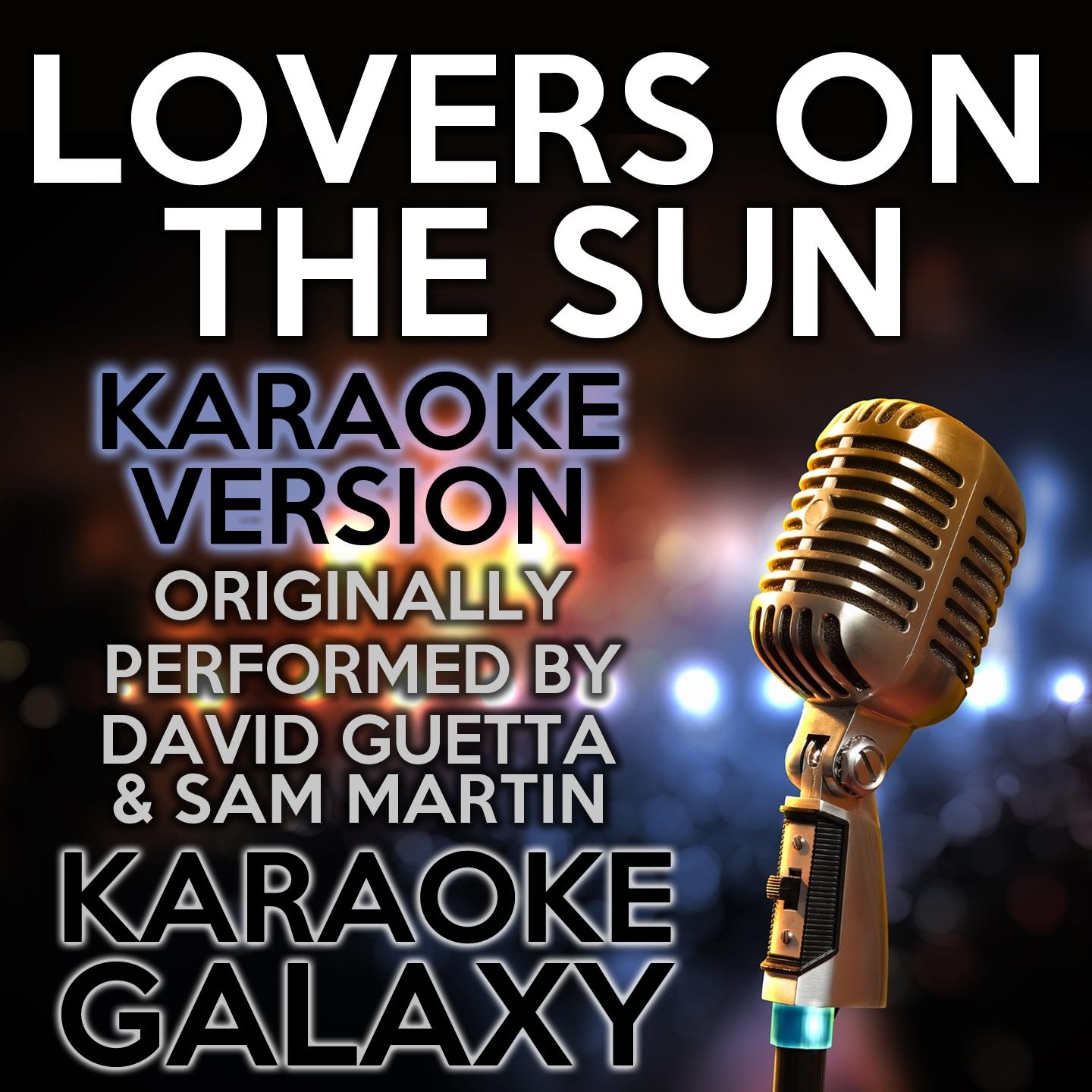 Lovers on the Sun (Karaoke Version With Backing Vocals)