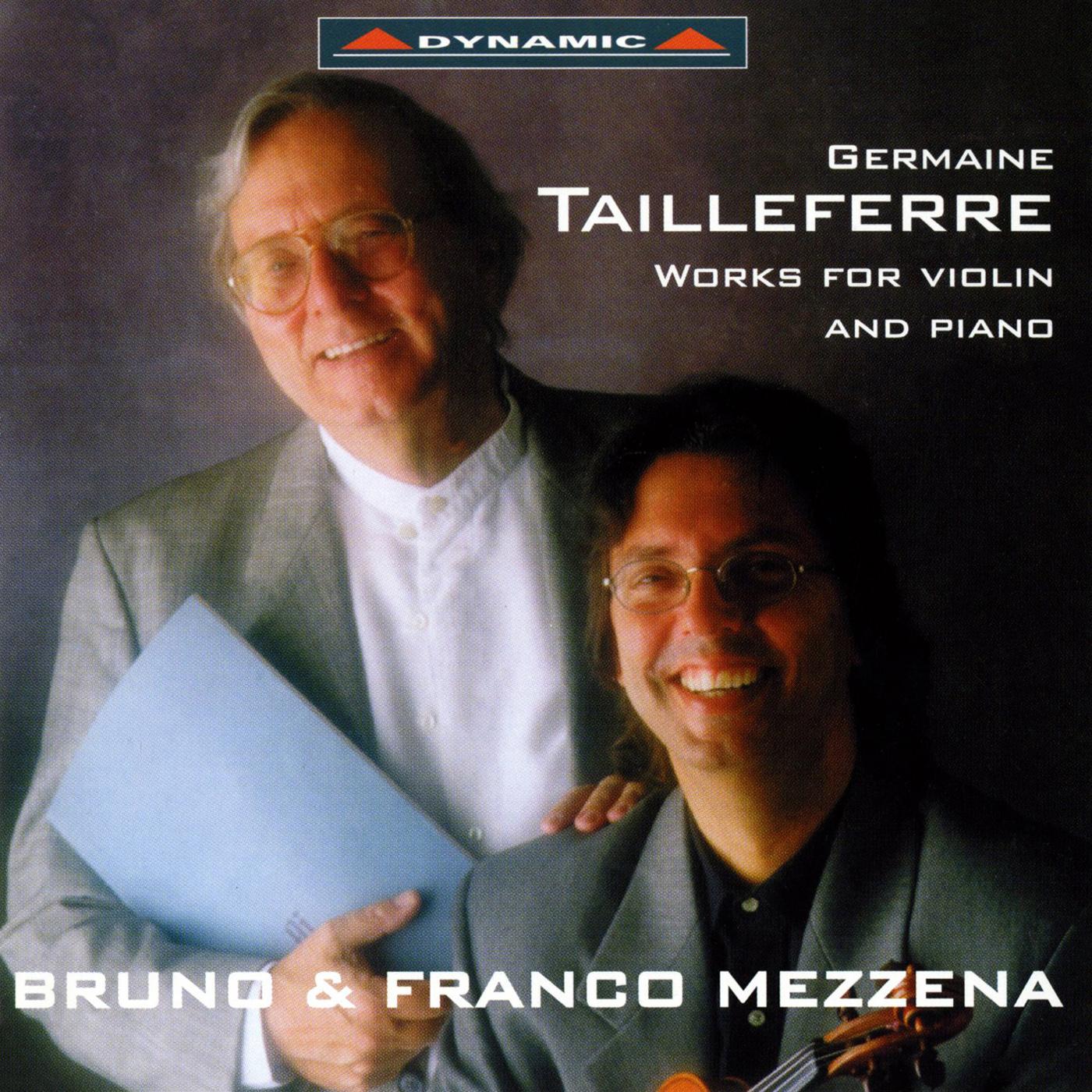 TAILLEFERRE: Violin and Piano Works