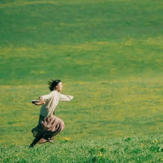 我在阳光下往返于春天