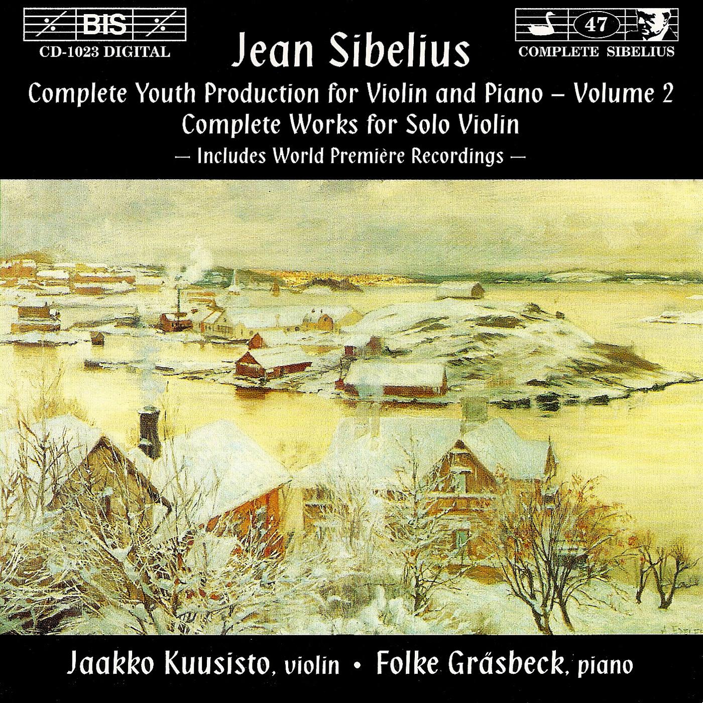 SIBELIUS: Complete Youth Production for Violin and Piano, Vol. 2