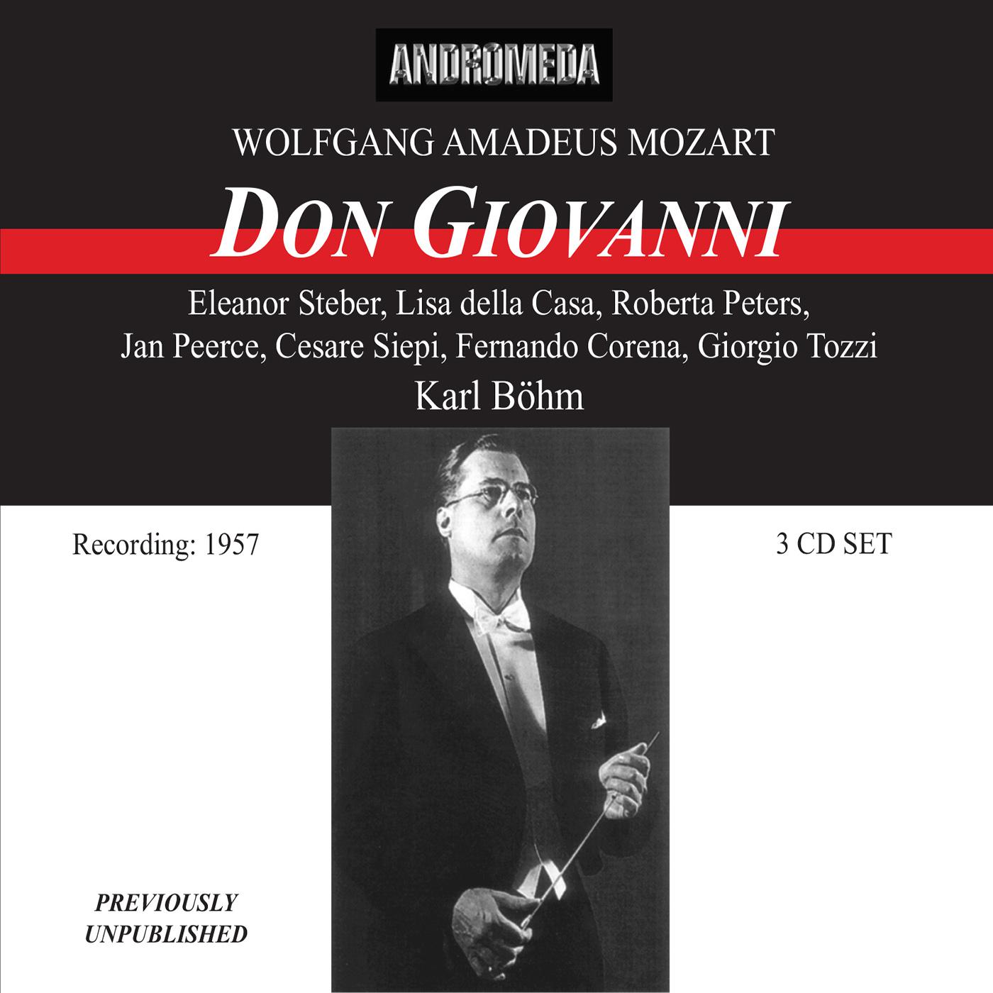 MOZART, W.A.: Don Giovanni [Opera] (Siepi, Steber, Peerce, Della Casa, Corena, Tozzi, Metropolitan O专辑