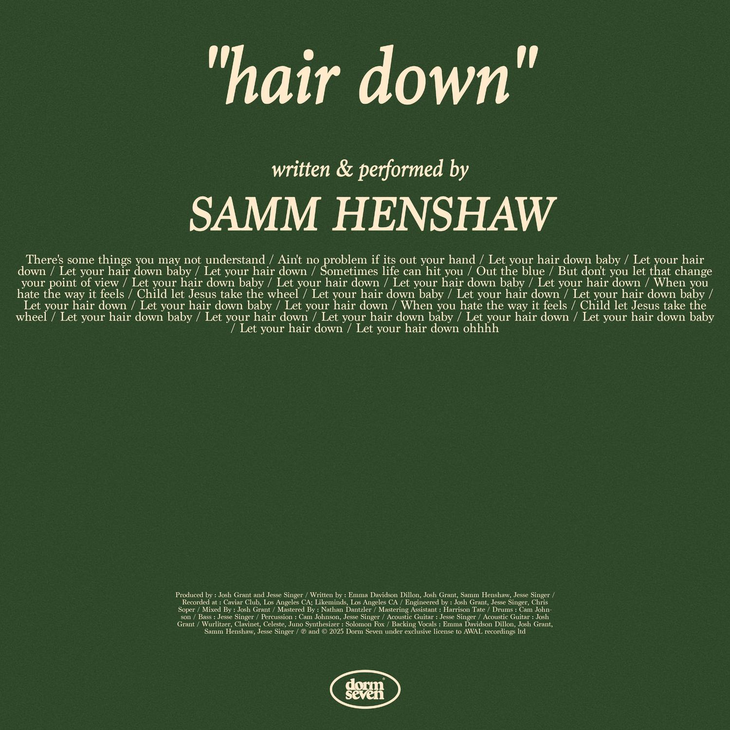 Hair Down