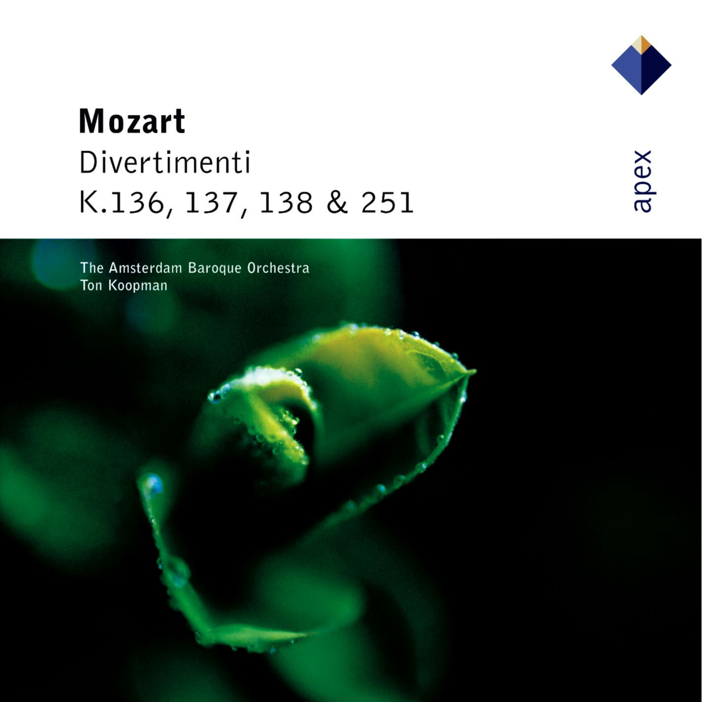 Mozart : Divertimenti K136, K137, K138 & K251  -  Apex