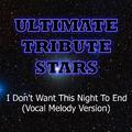 Luke Bryan - I Don't Want This Night To End (Vocal Melody Version)
