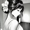 数钱的女孩