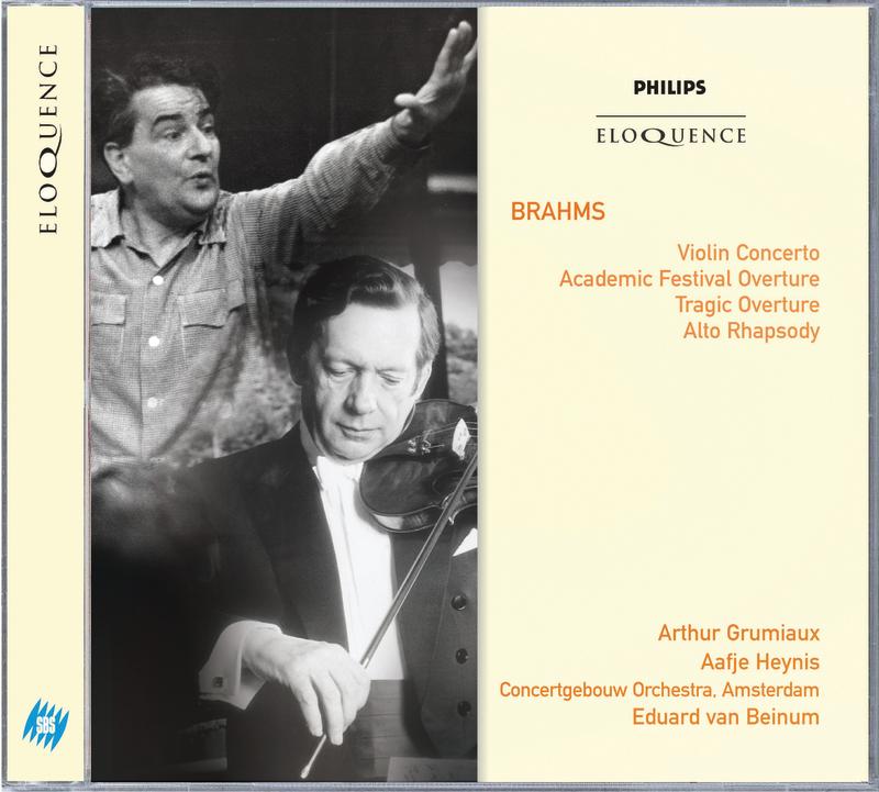 Brahms: Violin Concerto, Academic Festival Overture, Tragic Overture, Alto Rhapsody