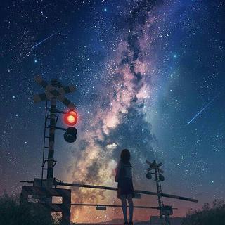 看见那颗星星了吗 那是我在想你哦