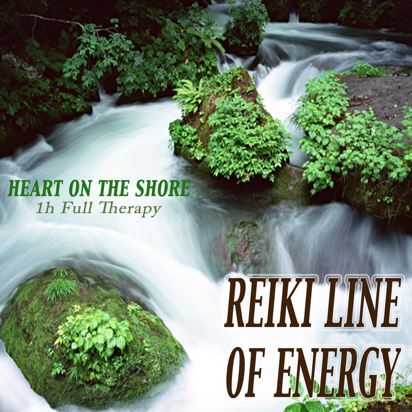 reiki line of energy: heart on the shore