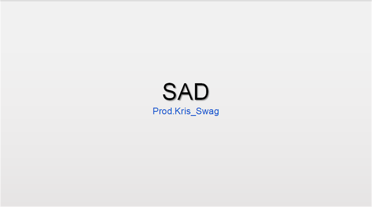 SAD（伴奏）专辑