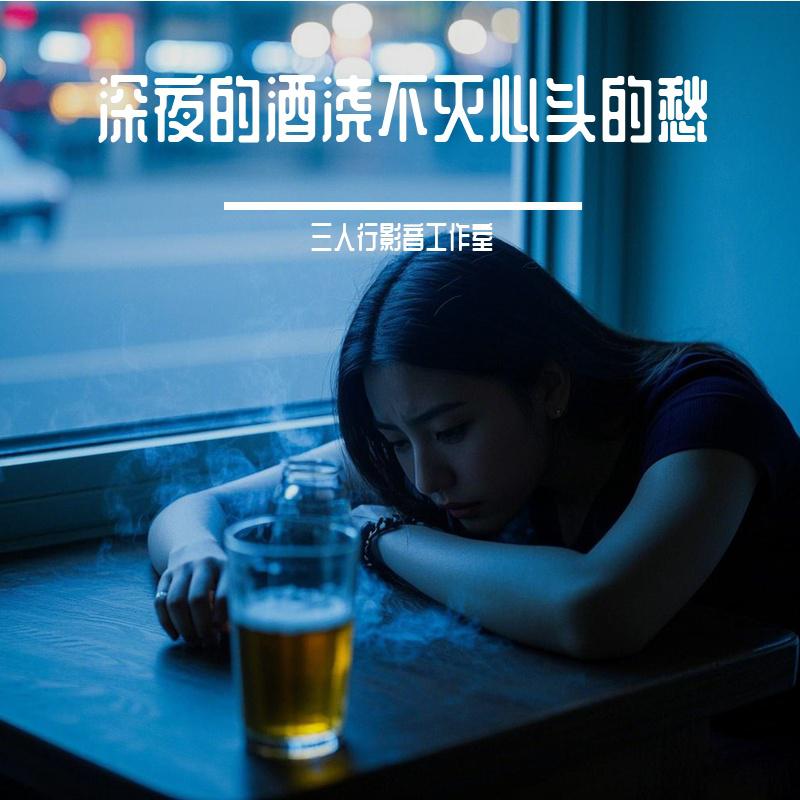 深夜的酒浇不灭心头的愁