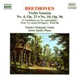 BEETHOVEN: Violin Sonatas Opp. 23 and 96 / 12 Variations