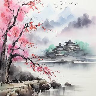 古风诗境：听见水墨里的深情