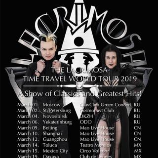 Lacrimosa2019三十周年世界巡演歌单