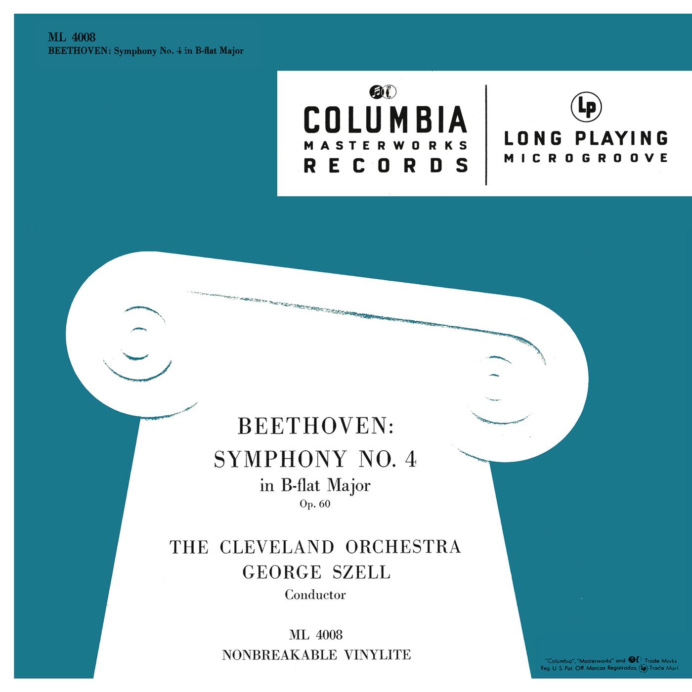 Beethoven: Symphony No. 4, Op. 60 - Schumann: Sympony No. 4, Op. 120