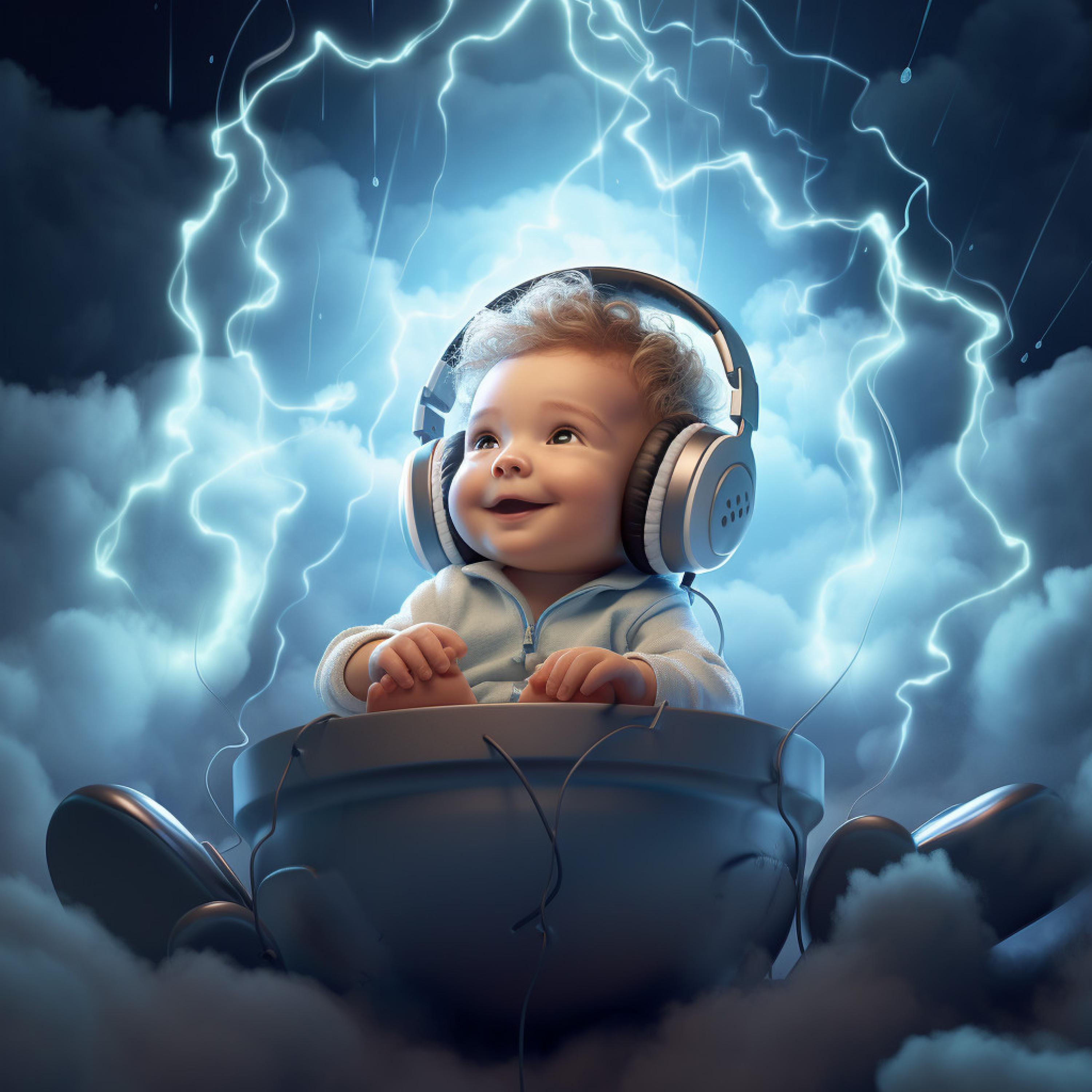 Baby Shushing - Soothing Playtime Thunder Melody