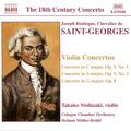 SAINT-GEORGES: Violin Concertos Op. 5,  Nos. 1-2 and Op. 8