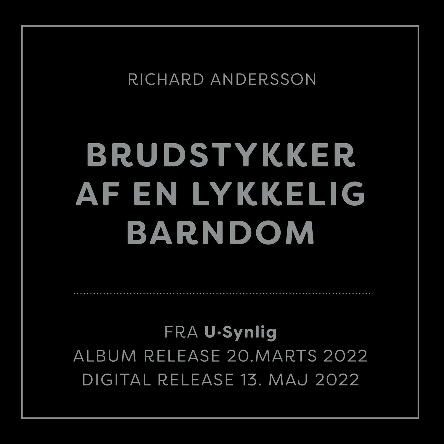 Richard Andersson - Brudstykker af en lykkelig barndom