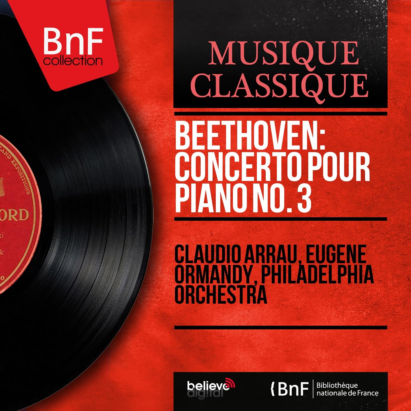 Beethoven: Concerto pour piano No. 3 (Mono Version)