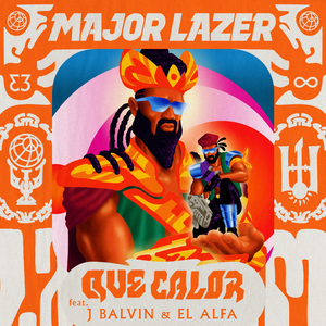 Major Lazer Ft. J Balvin & El Alfa - Que Calor (Instrumental) 原版无和声伴奏 （升8半音）