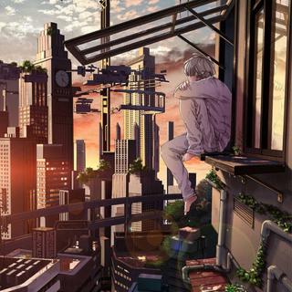 「孤独与愁」霓虹雨巷 孑然一身