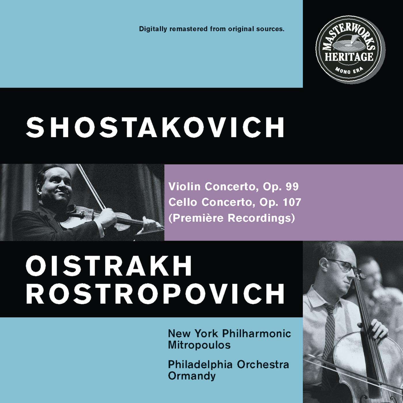 Shostakovich: Violin Concerto No.1 / Cello Concerto No.1
