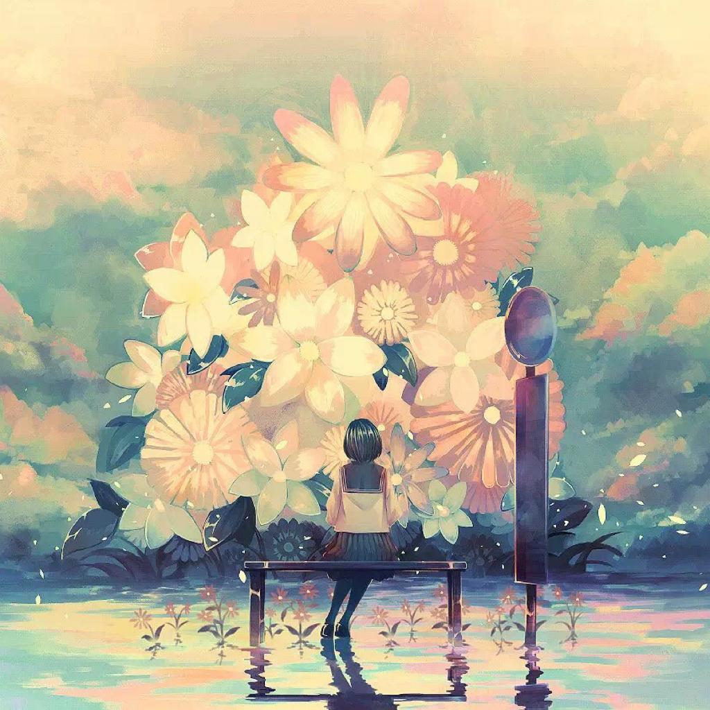 旋律是我可以听见的光，简单而又绚丽如花