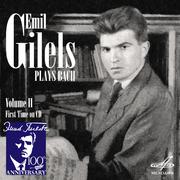 Emil Gilels Plays Bach专辑